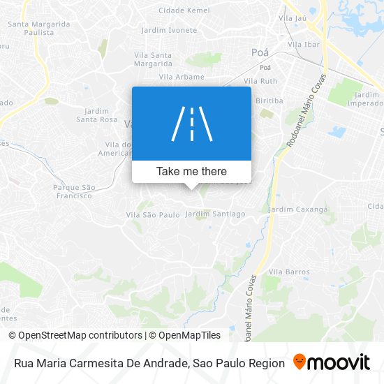 Rua Maria Carmesita De Andrade map