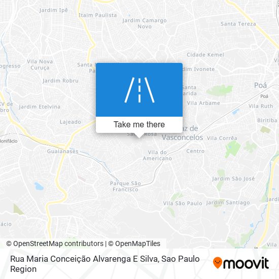 Rua Maria Conceição Alvarenga E Silva map