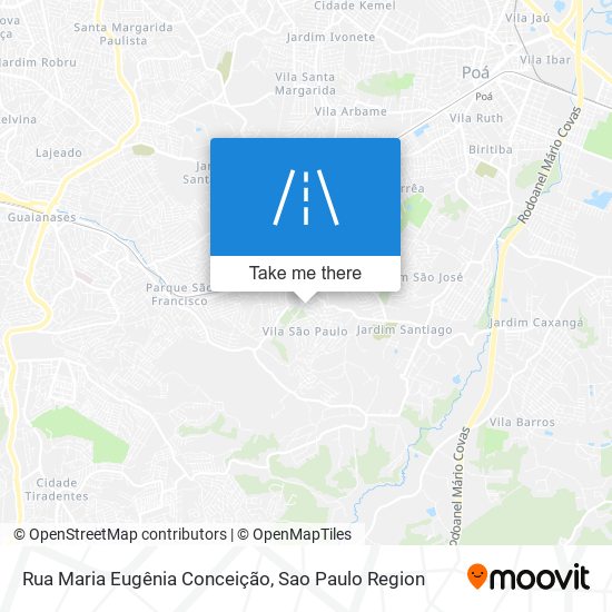 Rua Maria Eugênia Conceição map