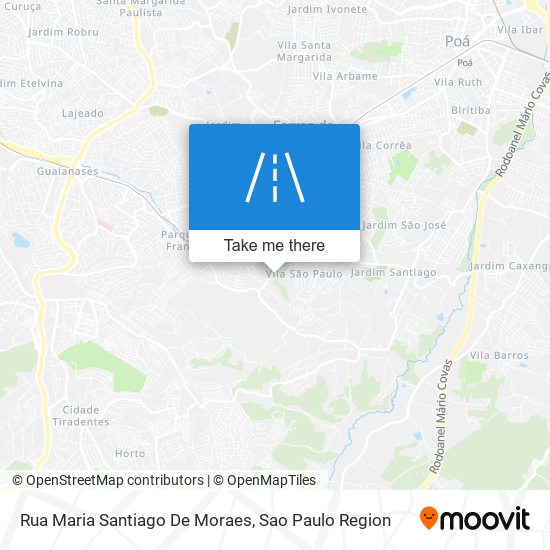 Mapa Rua Maria Santiago De Moraes