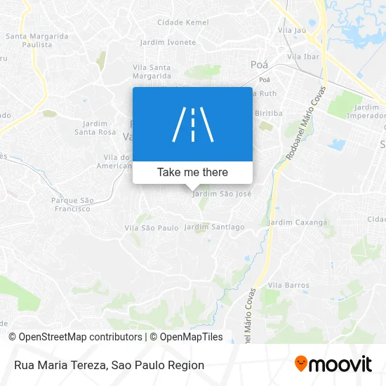 Rua Maria Tereza map