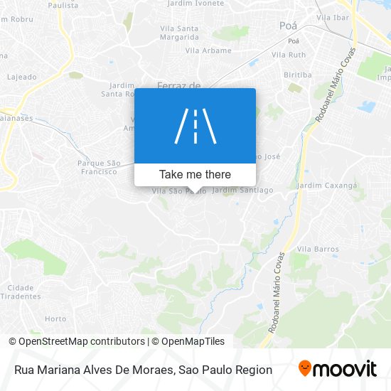 Rua Mariana Alves De Moraes map