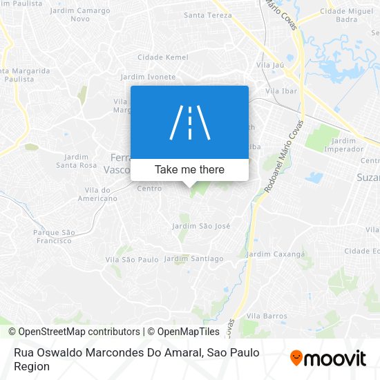 Rua Oswaldo Marcondes Do Amaral map