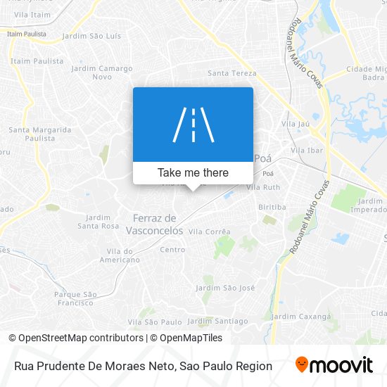 Rua Prudente De Moraes Neto map