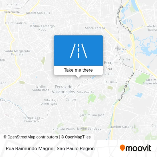 Rua Raimundo Magrini map