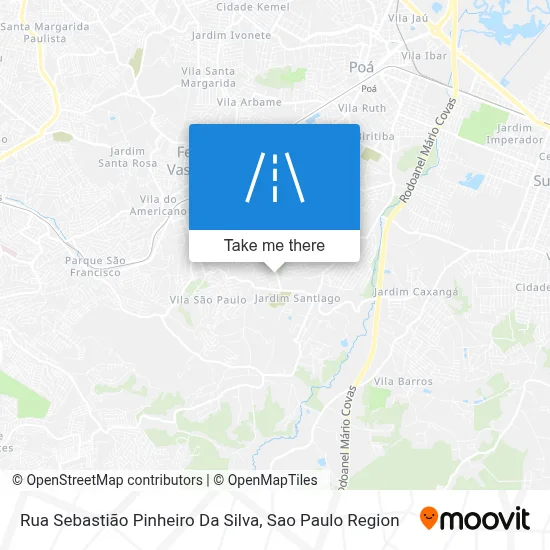 Rua Sebastião Pinheiro Da Silva map
