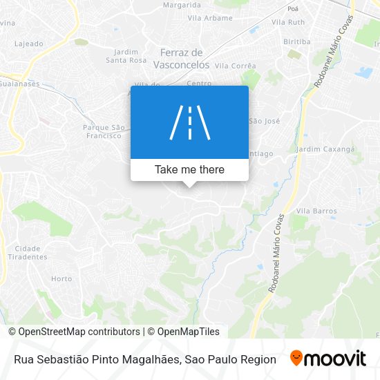 Rua Sebastião Pinto Magalhães map