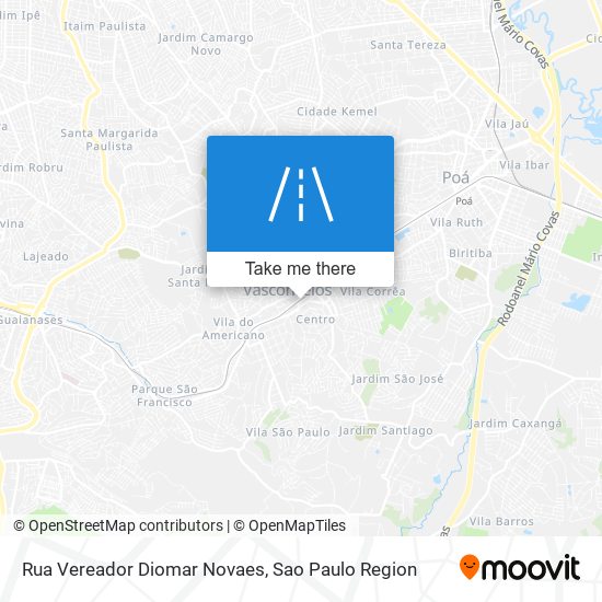 Rua Vereador Diomar Novaes map