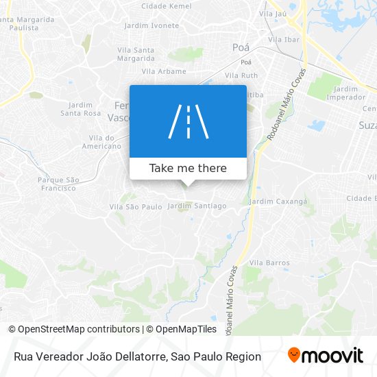 Rua Vereador João Dellatorre map