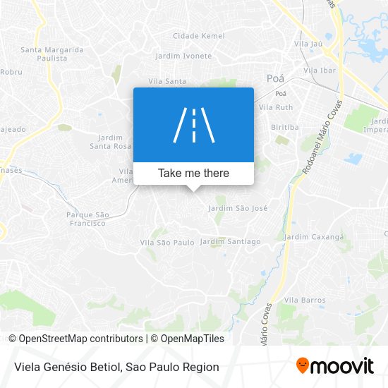 Viela Genésio Betiol map
