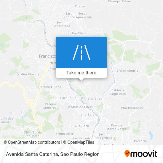 Avenida Santa Catarina map