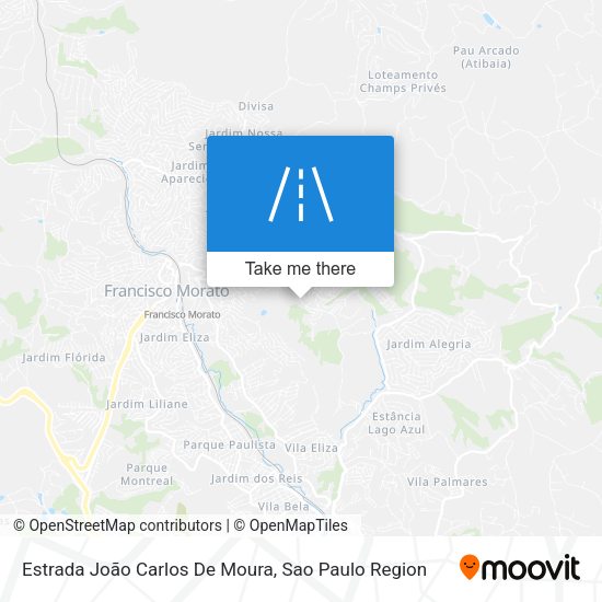 Estrada João Carlos De Moura map