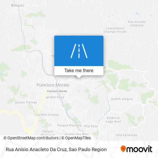 Rua Anísio Anacleto Da Cruz map