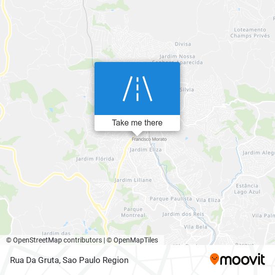 Rua Da Gruta map