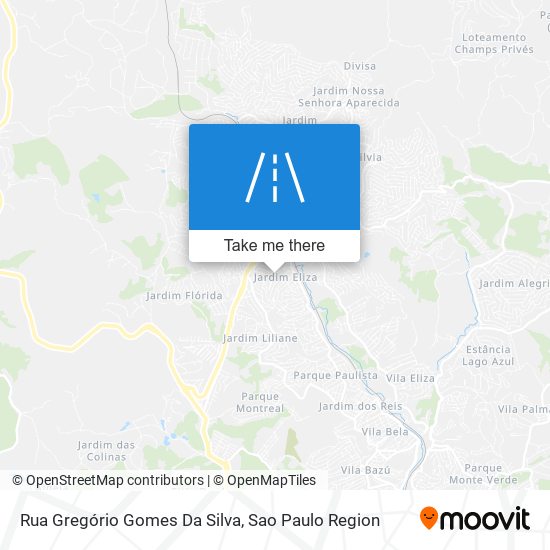 Rua Gregório Gomes Da Silva map