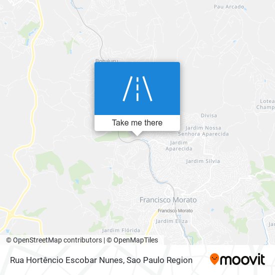 Rua Hortêncio Escobar Nunes map