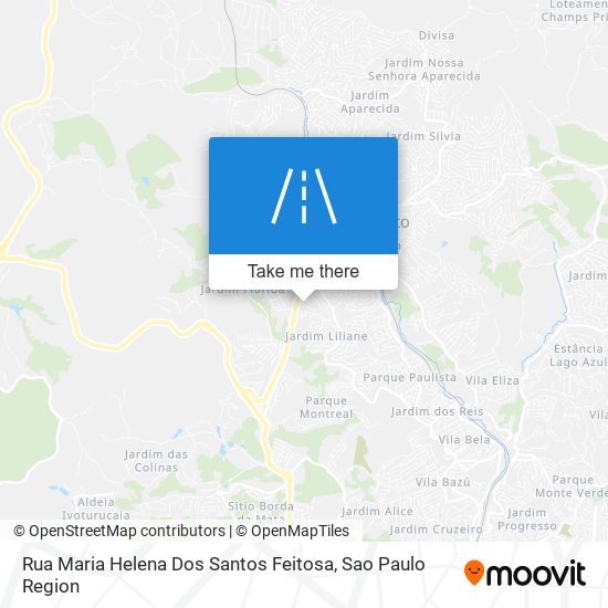 Mapa Rua Maria Helena Dos Santos Feitosa