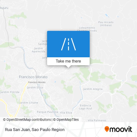 Rua San Juan map