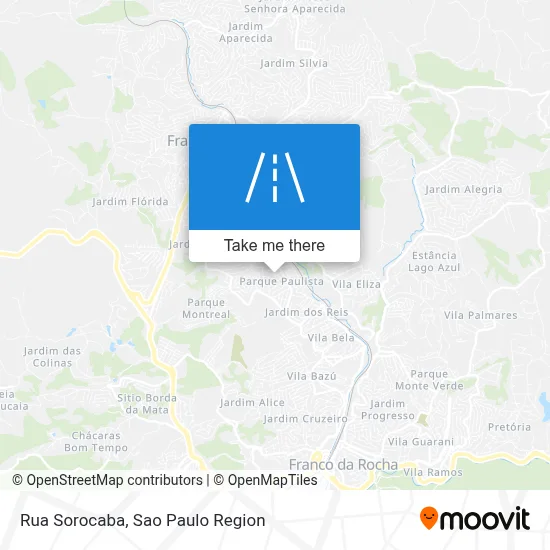 Rua Sorocaba map