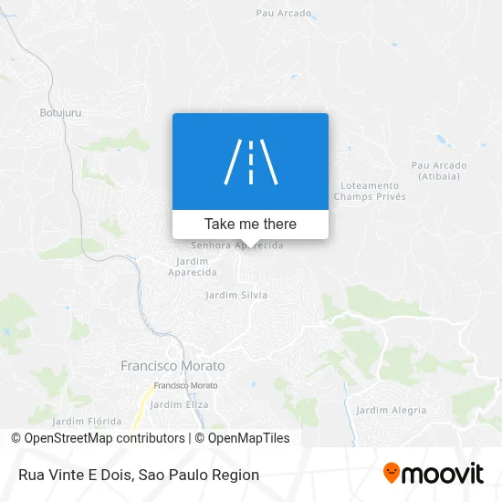 Rua Vinte E Dois map