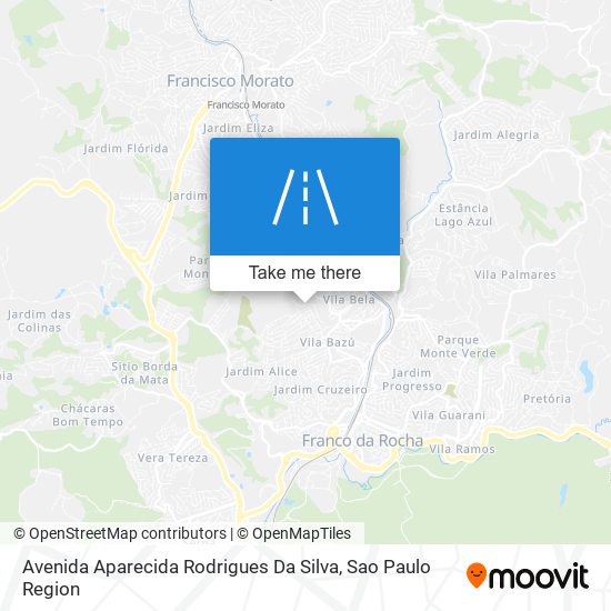 Avenida Aparecida Rodrigues Da Silva map