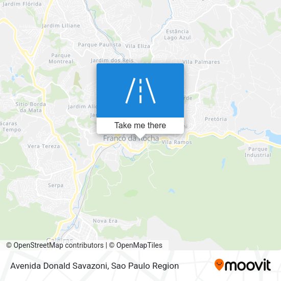 Avenida Donald Savazoni map