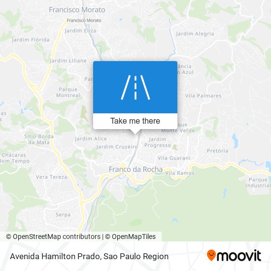 Mapa Avenida Hamilton Prado