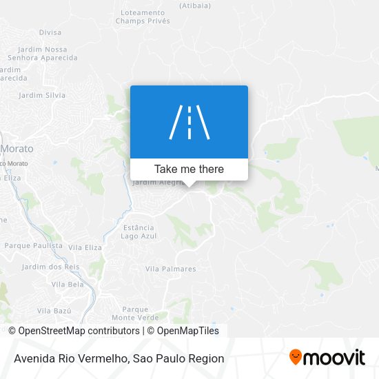 Avenida Rio Vermelho map