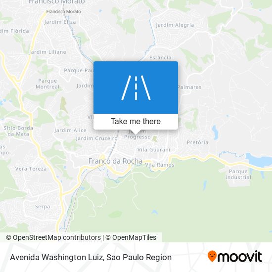 Avenida Washington Luiz map