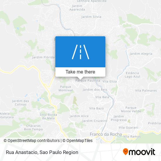 Rua Anastacio map