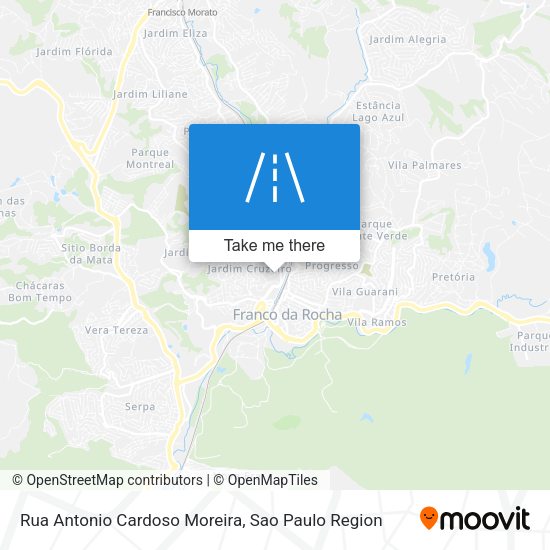 Rua Antonio Cardoso Moreira map