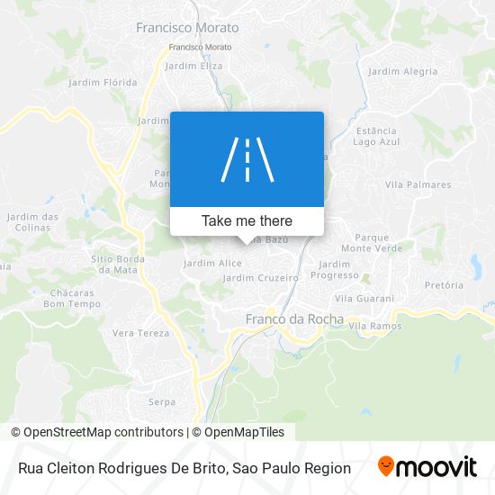 Mapa Rua Cleiton Rodrigues De Brito