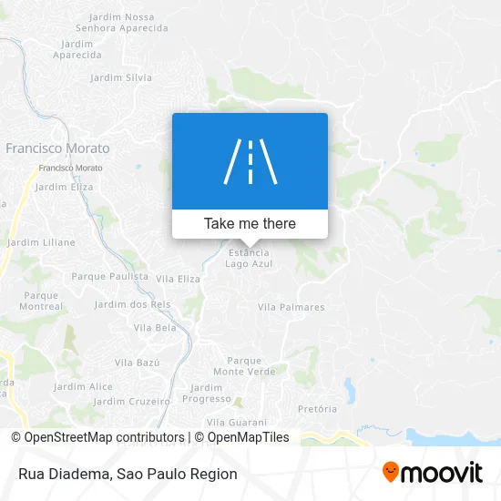 Rua Diadema map