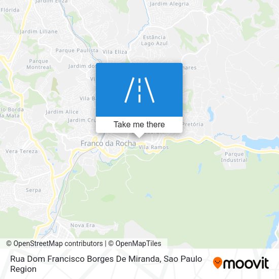 Rua Dom Francisco Borges De Miranda map
