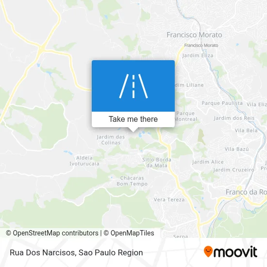 Rua Dos Narcisos map