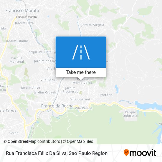 Mapa Rua Francisca Félix Da Silva