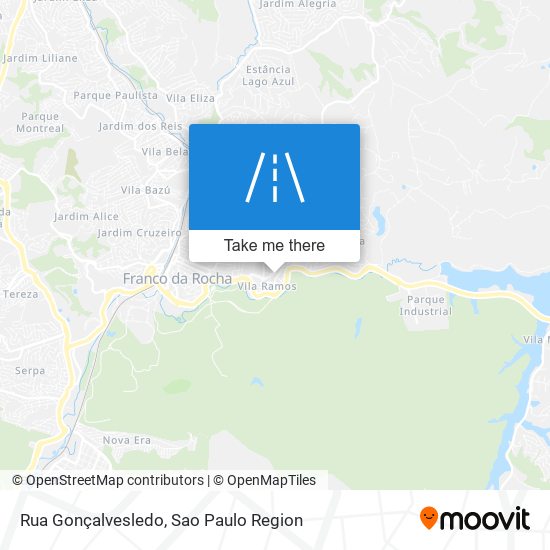 Mapa Rua Gonçalvesledo