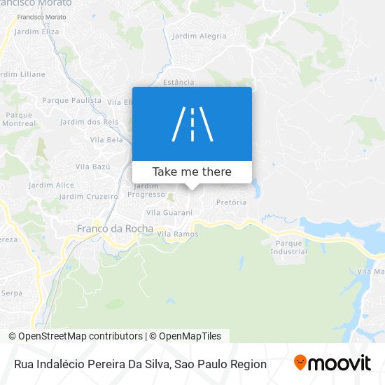 Rua Indalécio Pereira Da Silva map