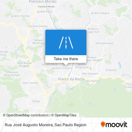 Rua José Augusto Moreira map