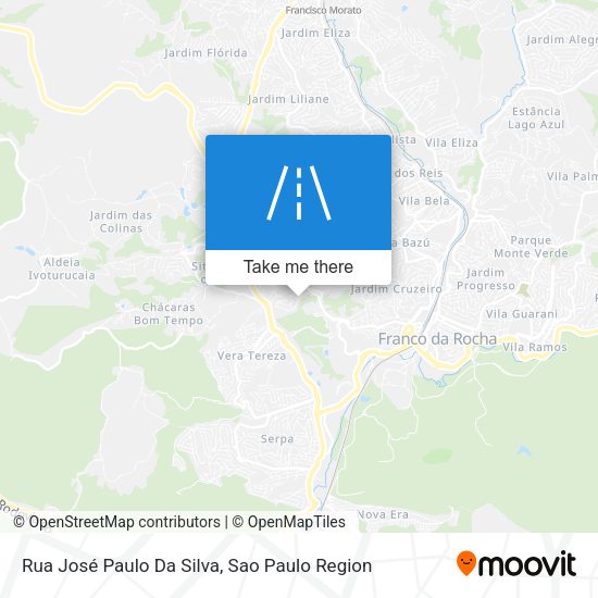 Rua José Paulo Da Silva map