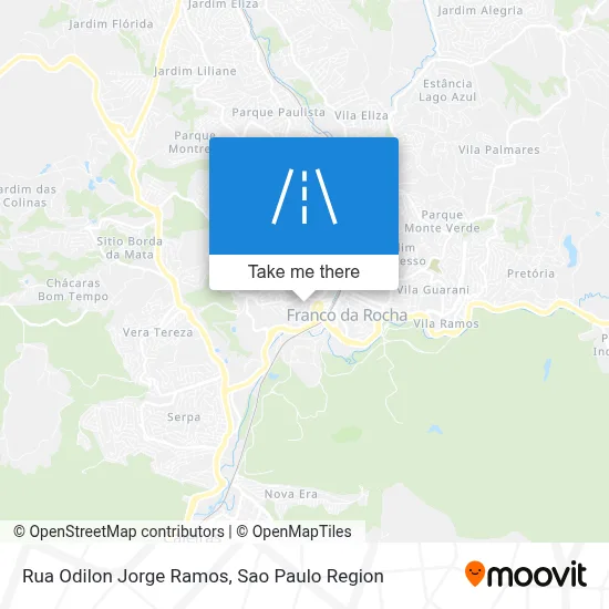 Rua Odilon Jorge Ramos map