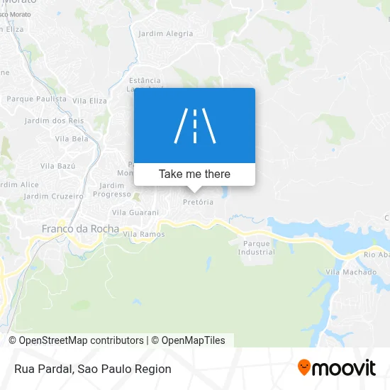 Rua Pardal map