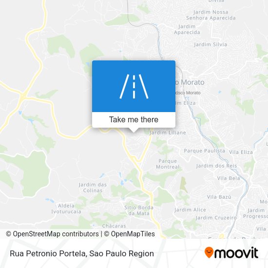 Rua Petronio Portela map