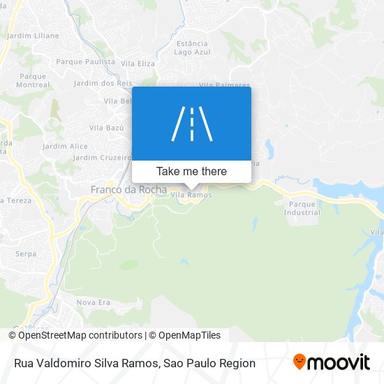 Mapa Rua Valdomiro Silva Ramos