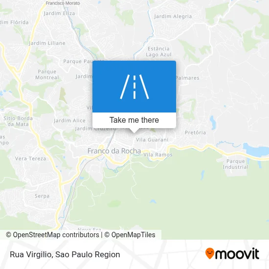Rua Virgilio map