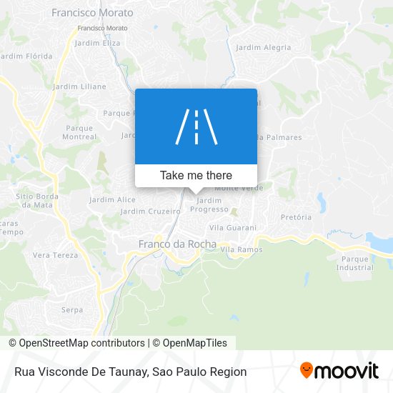 Rua Visconde De Taunay map