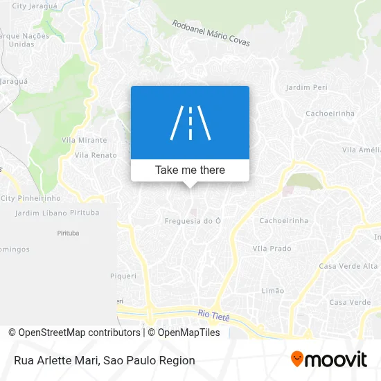Rua Arlette Mari map
