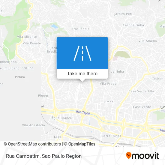 Rua Camoatim map
