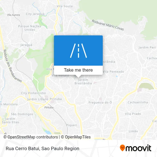 Rua Cerro Batui map