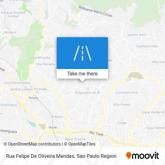 Rua Felipe De Oliveira Mendes map
